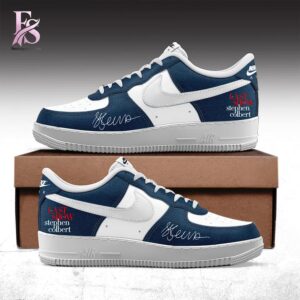 Bring new energy to your look with The Late Show with Stephen Colbert Air Force Shoes 1.
