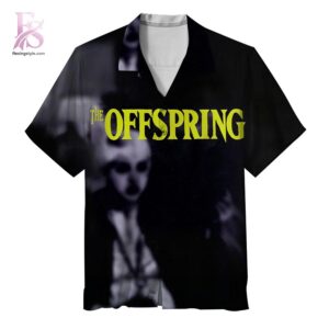 Beach-ready Hawaiian shirt with all-over tropical print and soft premium fabric – The Offspring Hawaiian Shirt 1