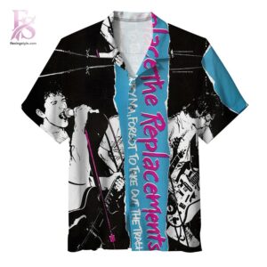 Beach-ready Hawaiian shirt with all-over tropical print and soft premium fabric – The Replacements Sorry Ma Forgot to Take Out the Trash Hawaiian Shirt 1