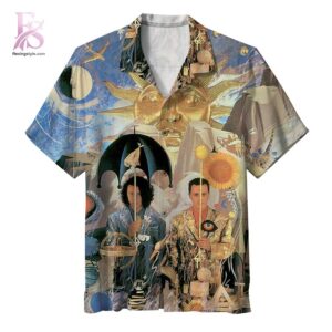 Lightweight tropical Hawaiian shirt with vibrant colors and classic camp collar design – The Seeds of Love Tears for Fears 2026 Hawaiian Shirt 1