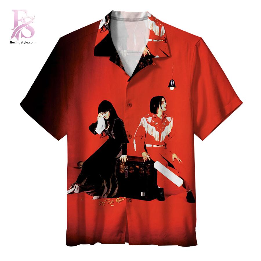 High-quality The White Stripes Elephant Album Hawaiian Shirt 1 Hawaiian shirt