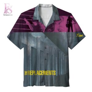Lightweight tropical Hawaiian shirt with vibrant colors and classic camp collar design – Tim The Replacements 2026 Hawaiian Shirt 1