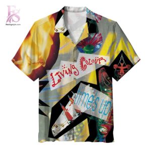 Lightweight tropical Hawaiian shirt with vibrant colors and classic camp collar design – Time s up Living Colour 2026 Hawaiian Shirt 1