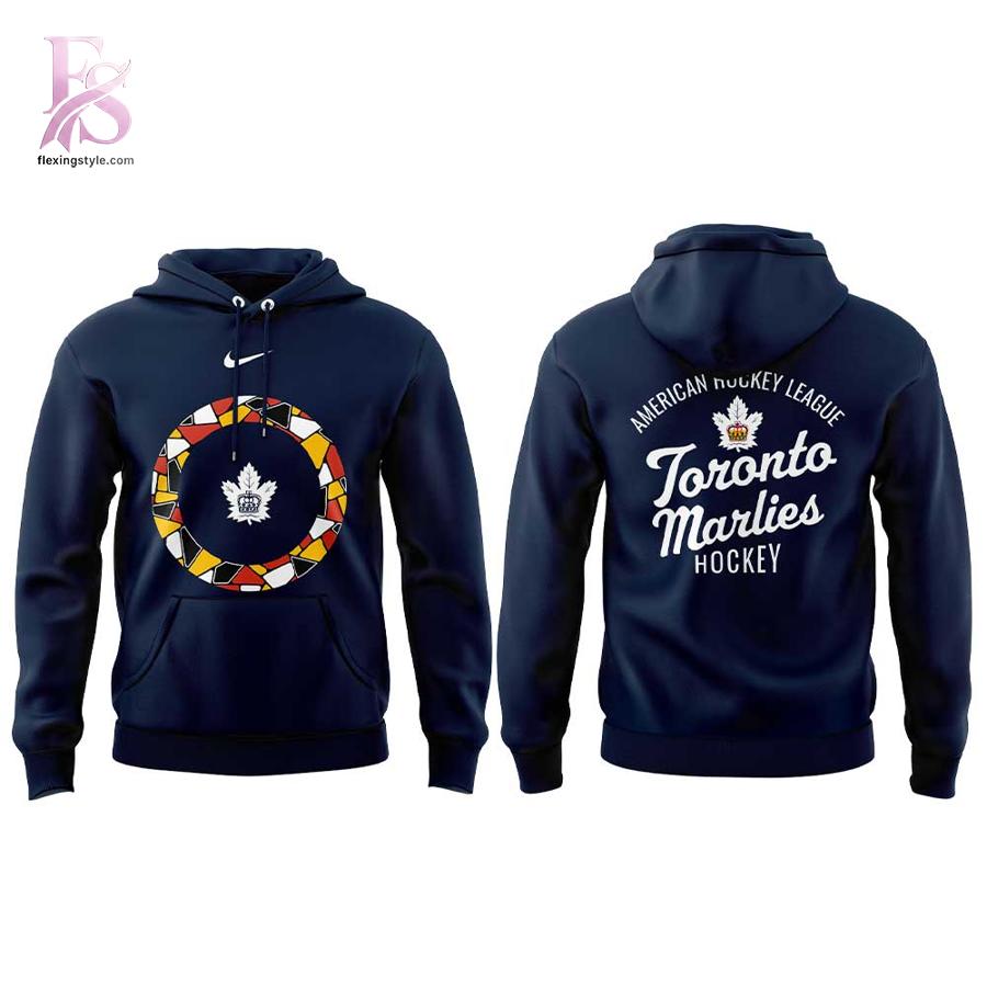 Modern fashion clothing displayed in Toronto Marlies Indigenous Celebration Game Hoodie 2, designed for comfort, versatility, and effortless everyday style.
