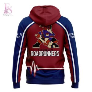 Bring new energy to your look with Tucson Roadrunners 2026 First Responders Night Hoodie 3.