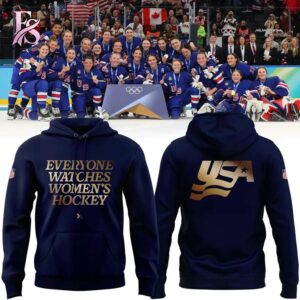 Modern fashion clothing displayed in USA Team 2026 Everyone Watches Women s Hockey Shirt 2, designed for comfort, versatility, and effortless everyday style.
