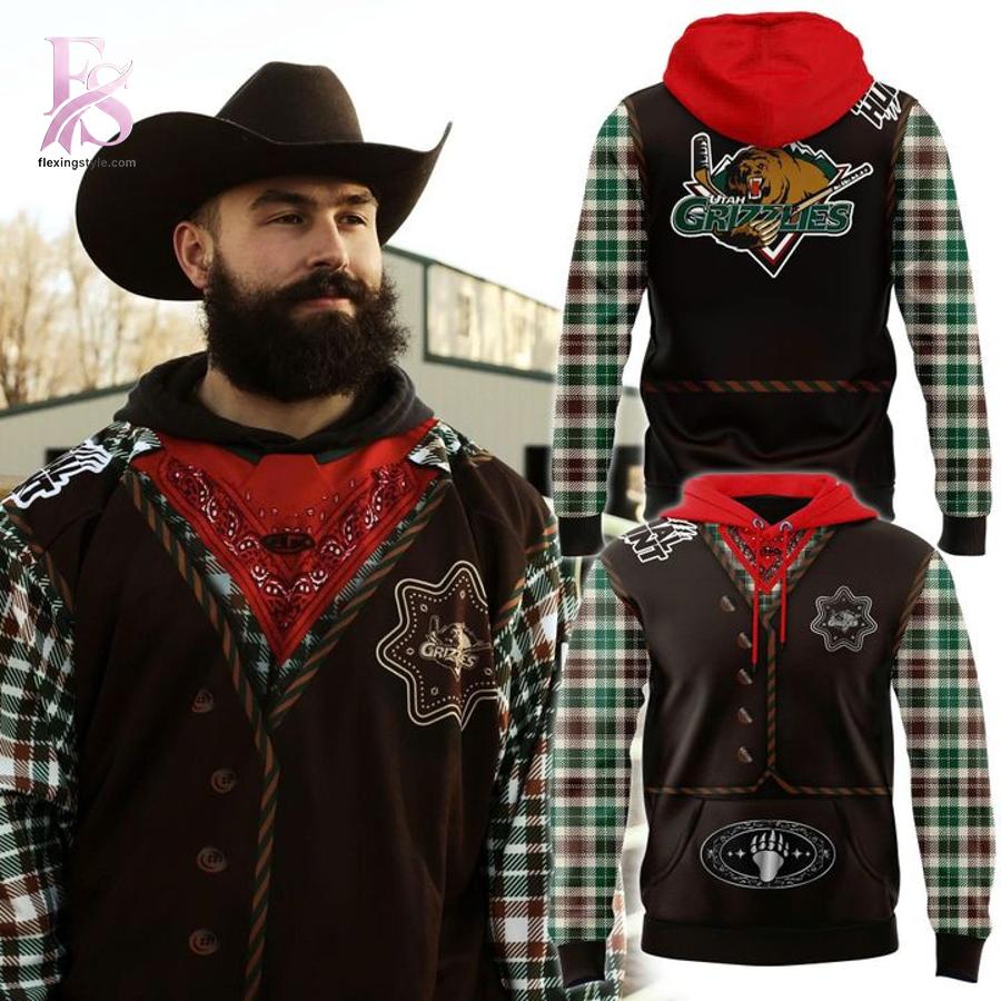 Stylish fashion piece featured in Utah Grizzlies 2026 Wild West Hoodie 1, highlighting modern design, comfortable fabric, and a trendy look perfect for everyday wear.