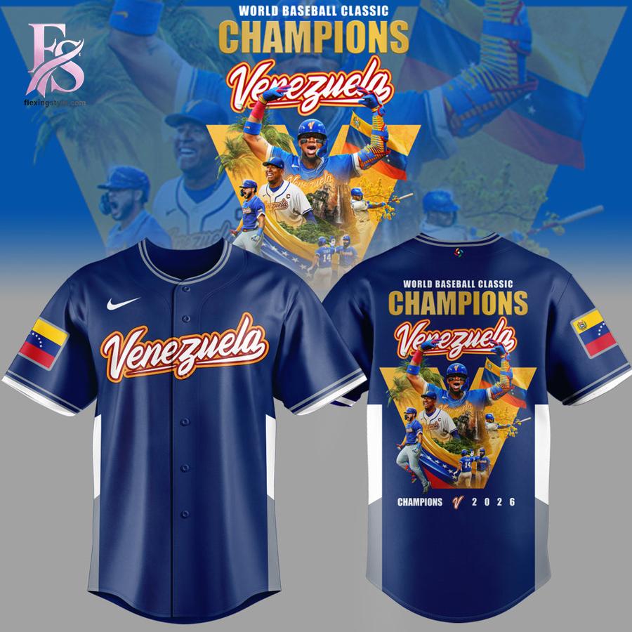 Bring new energy to your look with Venezuela World Baseball Classic Champions 2026 Jersey 1.