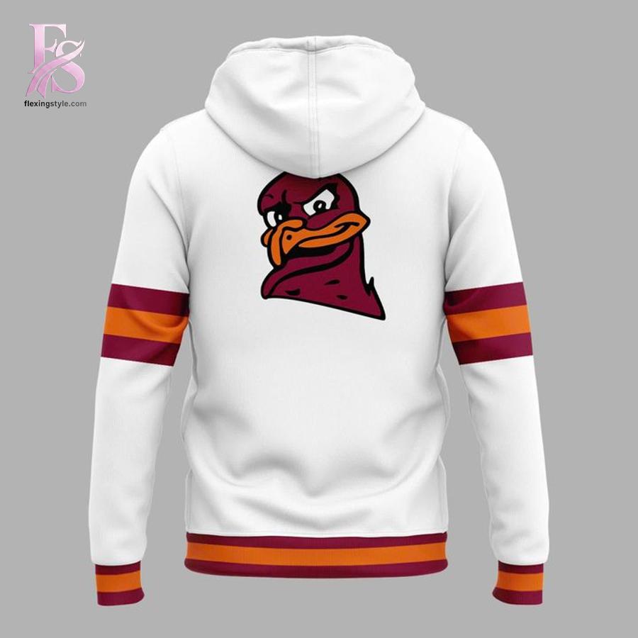 Casual outfit featuring Virginia Tech Hokies Softball HokieBird Uniform Hoodie 3 with modern and comfortable design.