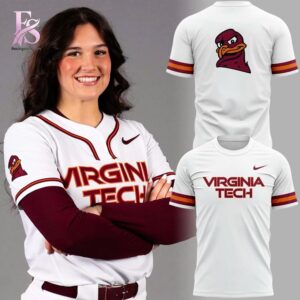 Casual outfit featuring Virginia Tech Hokies Softball HokieBird Uniform Hoodie 4 with modern and comfortable design.