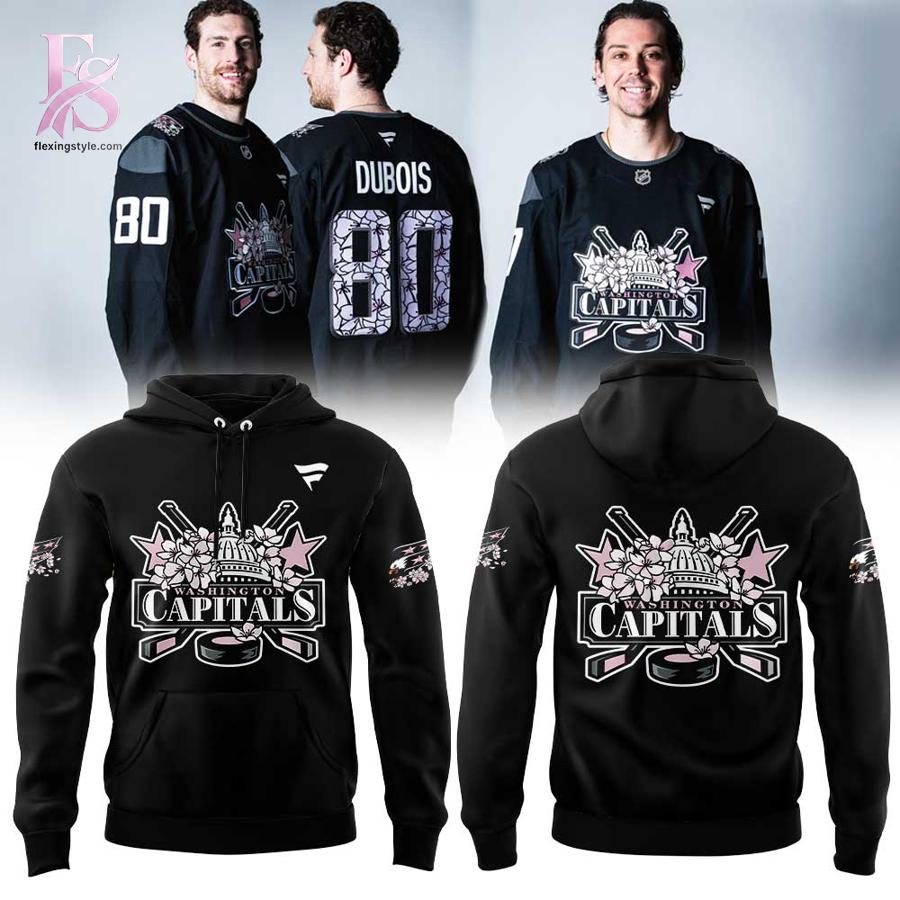 Stylish fashion piece featured in Washington Capitals Cherry Blossom 2026 Hoodie 1, highlighting modern design, comfortable fabric, and a trendy look perfect for everyday wear.