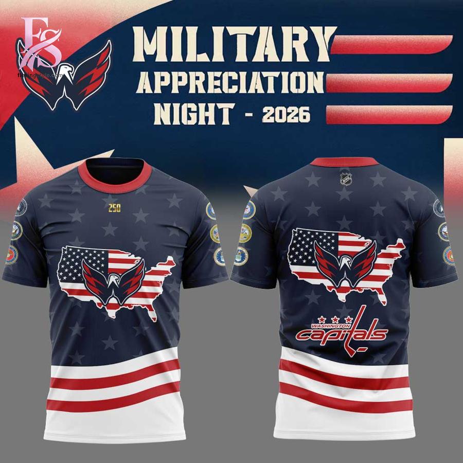 Detailed product image of Washington Capitals Military Appreciation 2026 Hoodie 3 with eye-catching style and smooth finish.