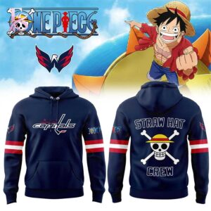 Casual outfit featuring Washington Capitals ONE PIECE Night 2026 Hoodie 1 with modern and comfortable design.