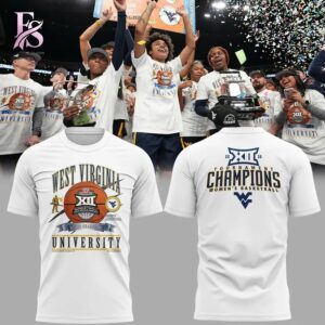 Modern fashion clothing displayed in West Virginia Mountaineers 2026 Big 12 Women s Basketball Tournament Champions Shirt 1 1, designed for comfort, versatility, and effortless everyday style.