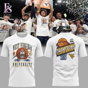 Trendy outfit showcased in West Virginia Mountaineers 2026 Big 12 Women s Basketball Tournament Champions Shirt 1, combining contemporary fashion style with premium materials for a standout appearance.