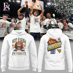 Trendy outfit showcased in West Virginia Mountaineers 2026 Big 12 Women s Basketball Tournament Champions Shirt 2, combining contemporary fashion style with premium materials for a standout appearance.