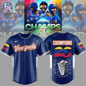 Wear it your way with World Baseball Classic Champions x Venezuela 2026 Baseball Jersey 1.