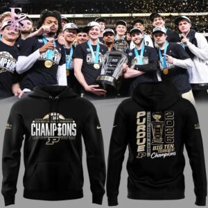 Stylish 2026 Big Ten Men s Basketball Tournament Champions Purdue Boilermakers Hoodie 1 product with modern design and comfortable fit