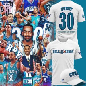 Stylish 2026 Charlotte Hornets Dell Curry Forever a Hornet T Shirt 1 product with modern design and comfortable fit