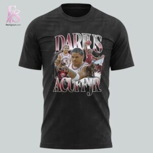 2026 Darius Acuff Jr Arkansas Razorbacks Men s Basketball T Shirt 2 designed for a modern and relaxed outfit