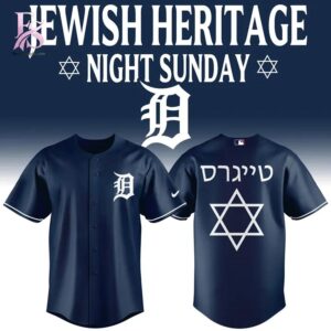 Casual outfit inspiration displayed in 2026 Jewish Heritage Night Detroit Tigers Jersey 1 ideal for relaxed and street style outfits
