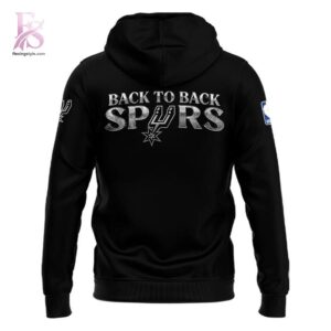 2026 San Antonio Spurs Southwest Division Champions Back to Back Hoodie 3 crafted for a casual and trendy everyday style