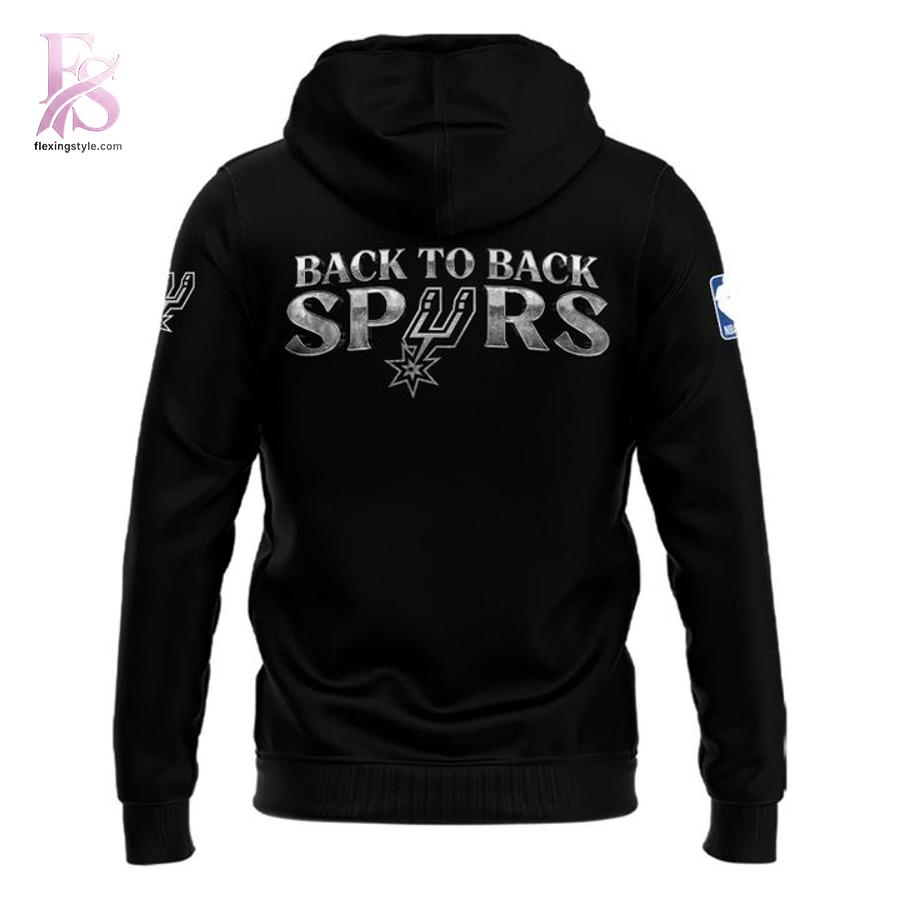 2026 San Antonio Spurs Southwest Division Champions Back to Back Hoodie 3 crafted for a casual and trendy everyday style