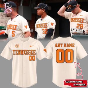 Style made simple with 2026 Tennessee Volunteers Baseball Unifom Jersey 1
