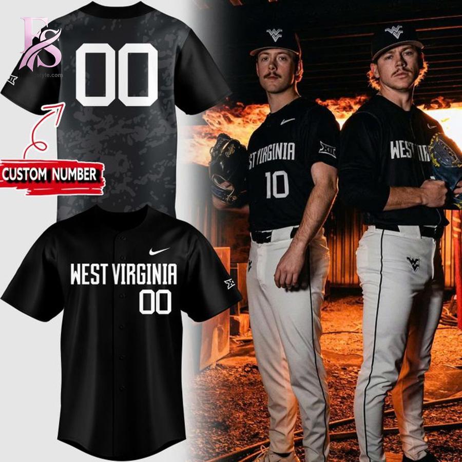 2026 West Virginia Mountaineers Coal Rush Uniform New Baseball Jersey 1 crafted for a casual and trendy everyday style