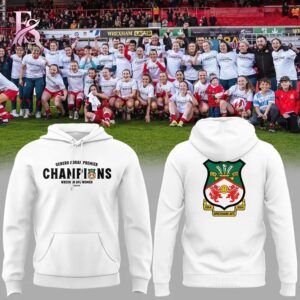 Style made simple with 2026 Wrexham AFC Genero Adran Champions Hoodie 1