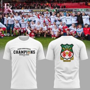 Style made simple with 2026 Wrexham AFC Genero Adran Champions Hoodie 4