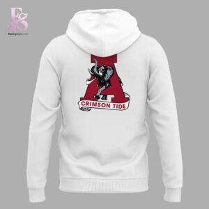 Alabama Crimson Tide Basketball Retro Hoops Ringer Hoodie 3 designed for a modern and relaxed outfit