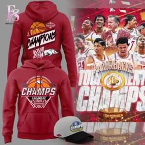 Arkansas Razorbacks Men s Basketball 2026 SEC Tournament Champions Locker Room T Shirt 4 crafted for a casual and trendy everyday style
