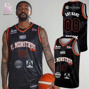 Trendy streetwear outfit featured in Atl ticos de San Germ n BSN 2026 Home Basketball Jersey 3 with modern casual styling and clean silhouette