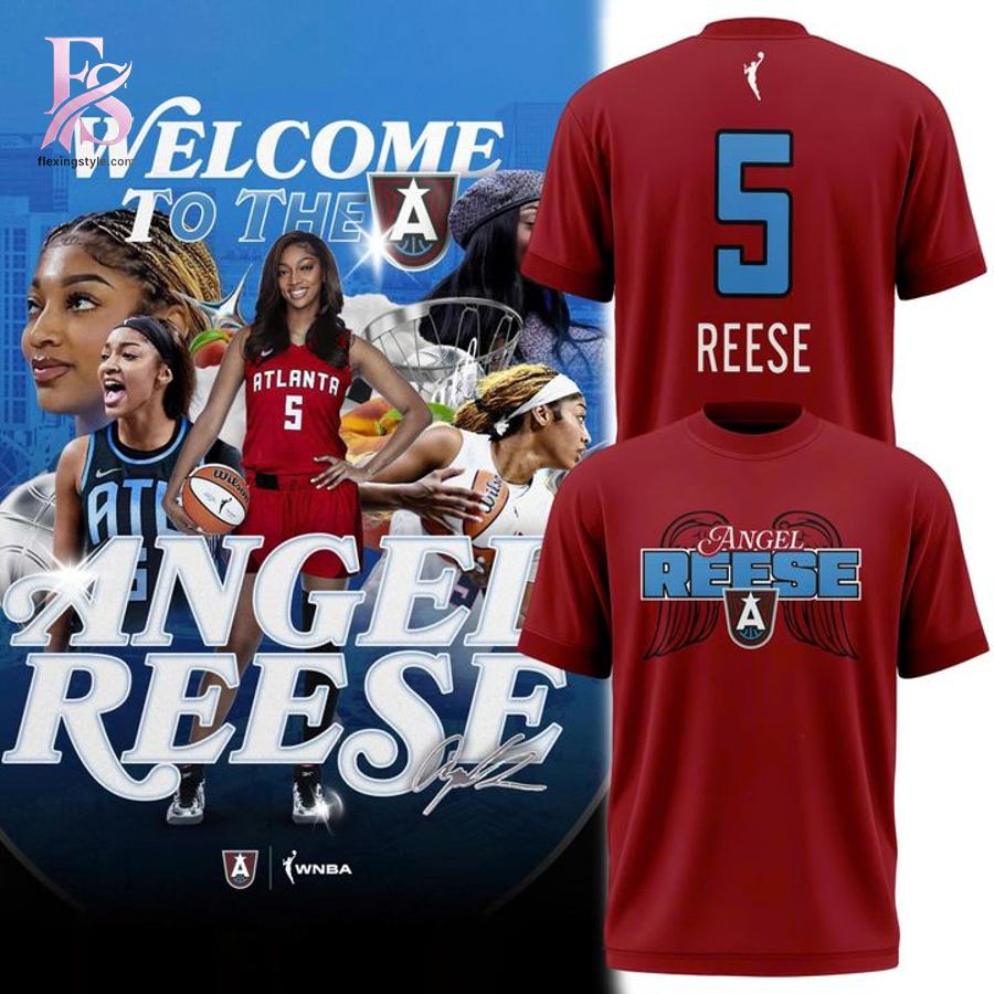 Everyday wardrobe essential presented in Atlanta Dream Angel Reese Dream Red Draft T Shirt 1 suitable for versatile styling options