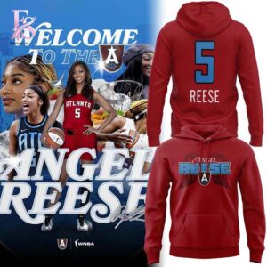 Everyday wardrobe essential presented in Atlanta Dream Angel Reese Dream Red Draft T Shirt 2 suitable for versatile styling options