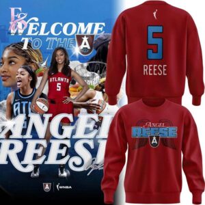 Everyday wardrobe essential presented in Atlanta Dream Angel Reese Dream Red Draft T Shirt 3 suitable for versatile styling options
