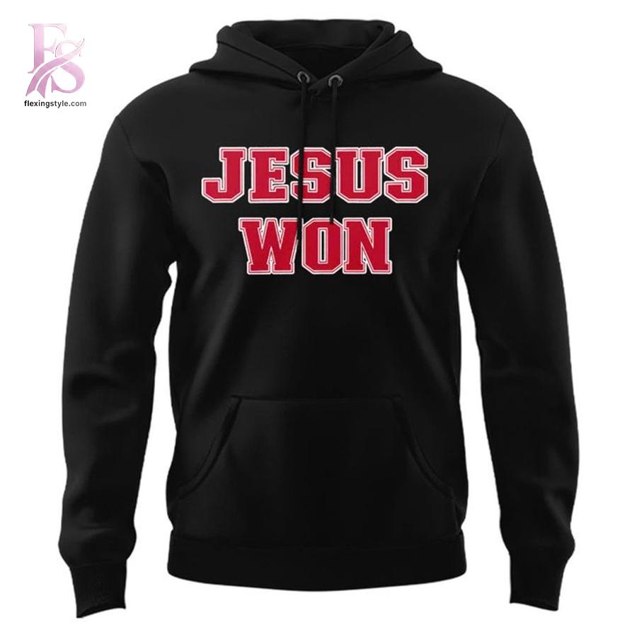 Austin Peay Governors Softball Jesus Won Hoodie 2 highlighting its unique style and everyday comfort