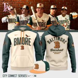Everyday wardrobe essential presented in Baltimore Orioles Nike Cream 2026 City Connect Authentic Collection Hoodie 1 suitable for versatile styling options