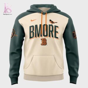 Everyday wardrobe essential presented in Baltimore Orioles Nike Cream 2026 City Connect Authentic Collection Hoodie 2 suitable for versatile styling options