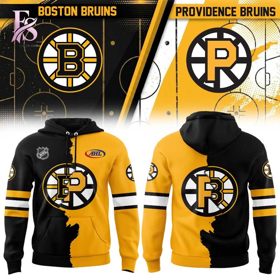 Elegant everyday fashion essential presented in Boston Bruins Providence Bruins Mashup Logo Shirt 2 suitable for relaxed and smart casual outfits