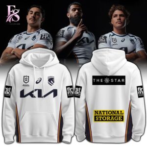 Close-up of Brisbane Broncos 2026 Heritage Hoodie 1 highlighting smooth finish and modern look.