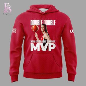 Caitlin Clark MVP of the 2026 FIBA Women s World Cup Qualifying Tournament Hoodie 2 crafted for a casual and trendy everyday style
