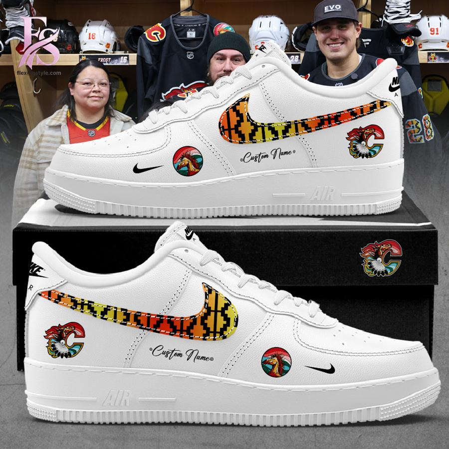 Calgary Flames Indigenous Celebration 2026 Air Force Shoes 1 crafted for a casual and trendy everyday style