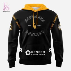 Capitanes de Arecibo 2026 Black Hoodie 2 shown with a bold look and clean finish