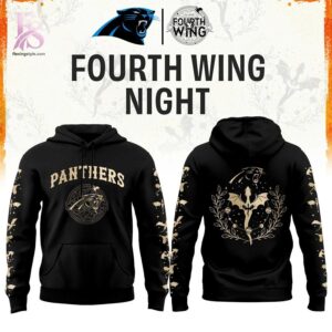 Carolina Panthers Fourth Wings Night Hoodie 1 highlighting its unique style and everyday comfort