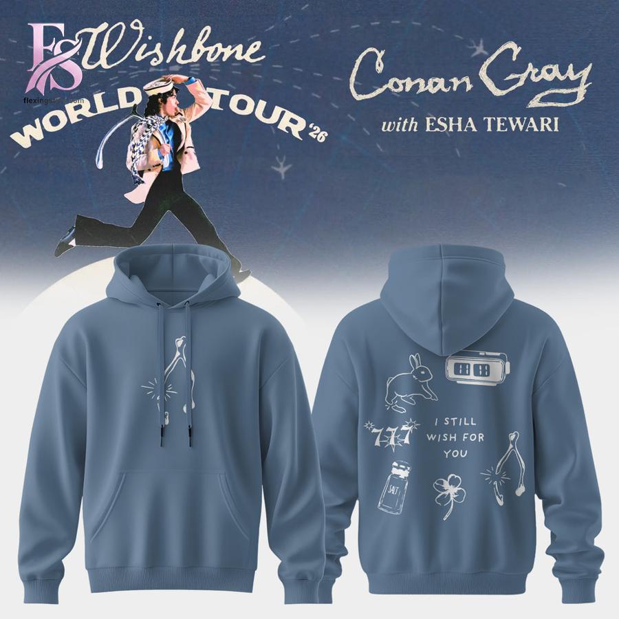 Conan Gray Wishbone World Tour 2026 Limited Hoodie 1 1 designed for a modern and relaxed outfit