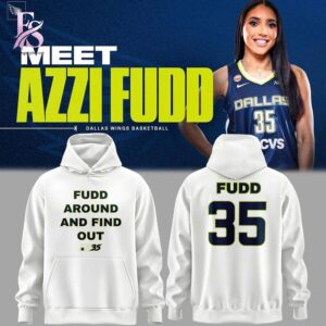 Everyday wardrobe essential presented in Dallas Wings Azzi Fudd Fudd Around And Find Out T Shirt 4 suitable for versatile styling options