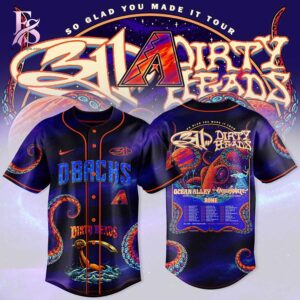 Minimalist fashion design shown in Dirty Heads 311 So Glad You Made It Baseball Jersey 1 perfect for everyday wear and urban looks