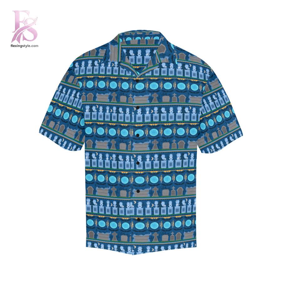 Disney Haunted Mansion Haunted Line Hawaiian Shirt 3 crafted for a casual and trendy everyday style